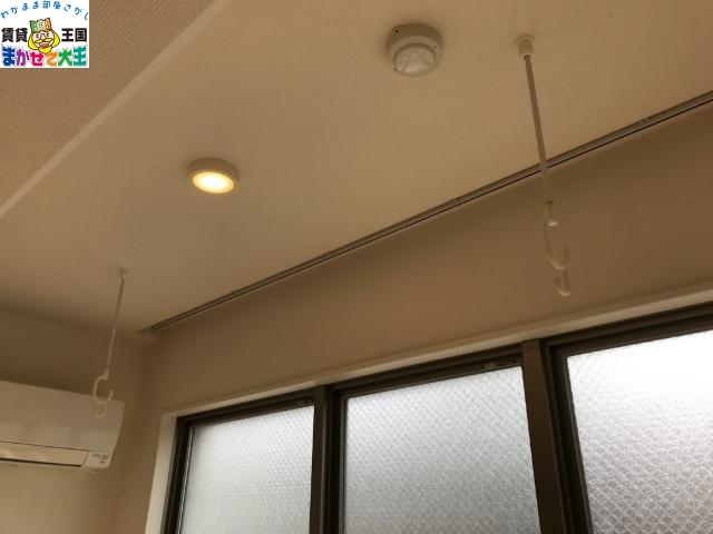 その他設備　室内物干し