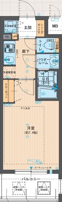 W-STYLE新大阪の間取り