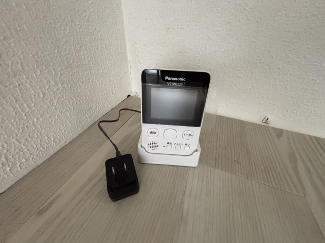 セキュリティ　モニター付きで安心です