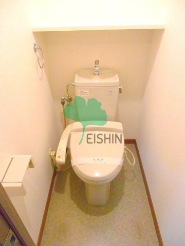 トイレ　清潔感のあるトイレです。