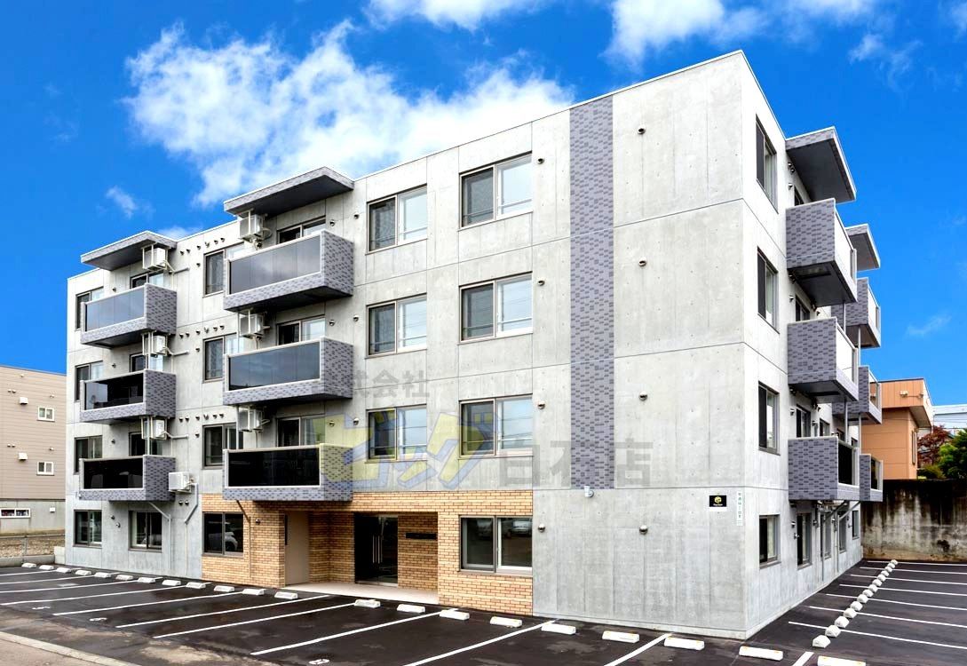 建物外観　インターネットが無料で利用可能なマンションです♪