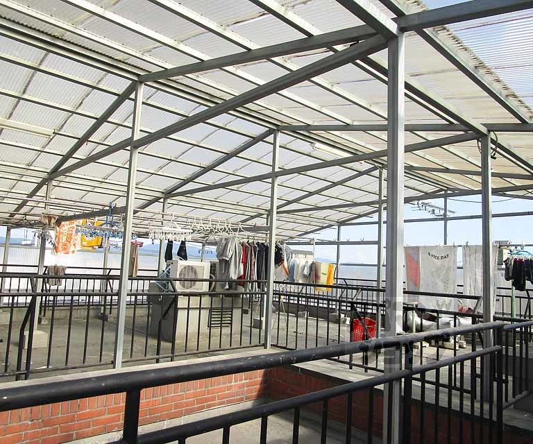 バルコニー　３０５号室の写真です。