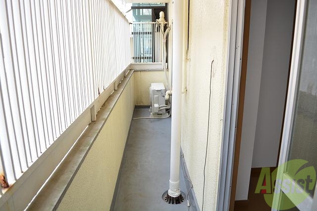 バルコニー　日当たり良好です