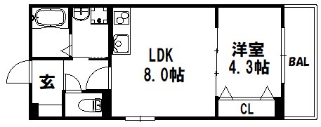 アレーズ新神戸の間取り写真