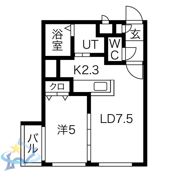 ビンゴセカンドの間取り写真