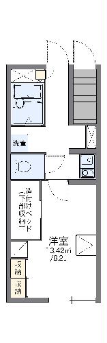 レオパレスペニンシュラＡの間取り