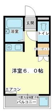 姫路市増位本町のアパートの間取り