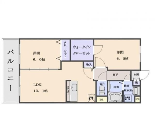 静岡市駿河区西島のアパートの間取り