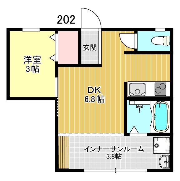 プロスパー西大宮の間取り