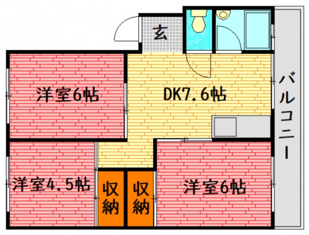 細澤マンションの間取り