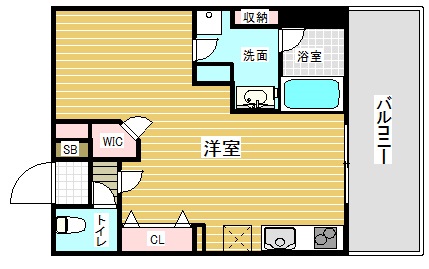 プレジール三ノ宮の間取り