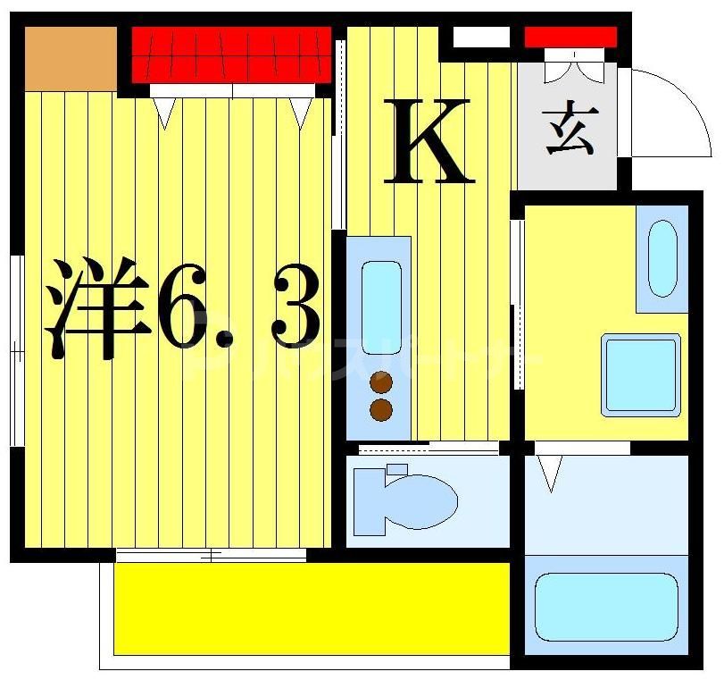 東京都葛飾区東立石３（マンション）の賃貸物件の間取り