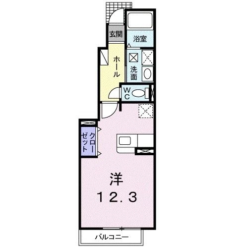 和歌山県和歌山市西浜２（アパート）の賃貸物件の間取り