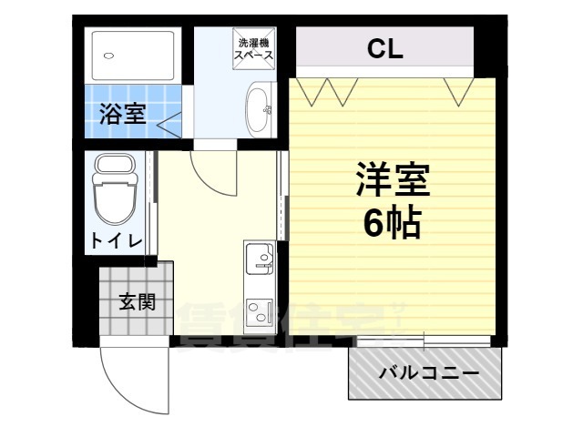 尼崎市大庄中通のマンションの間取り