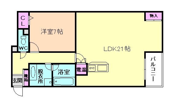 グレンパーク梅田北の間取り