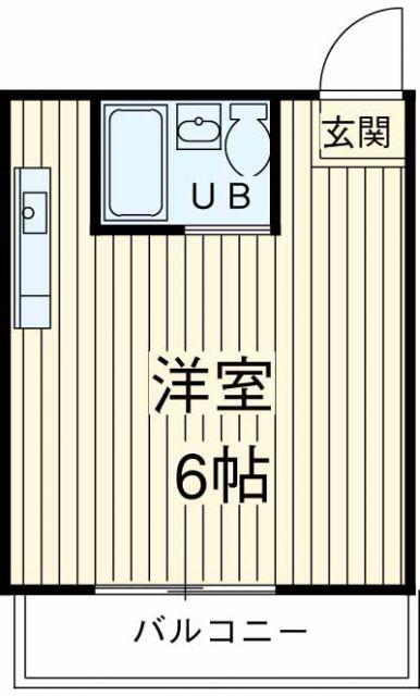 京都市西京区大枝沓掛町のマンションの間取り