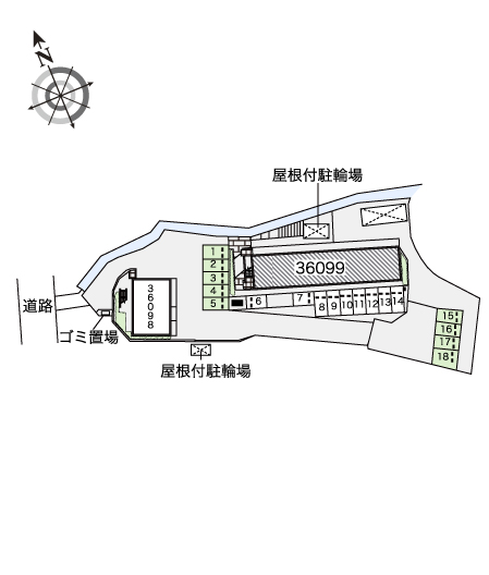 【四條畷市大字清瀧のアパートのその他】