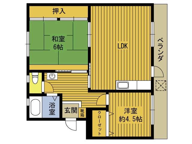 水城ビルの間取り