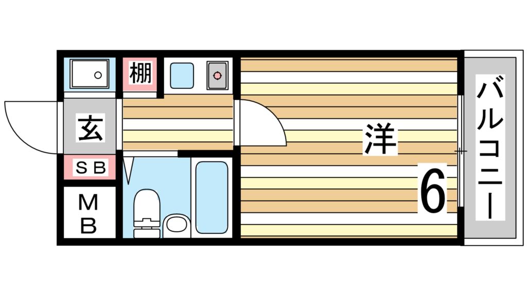 フルール岡本の間取り