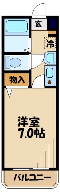 コスモハイツの間取り