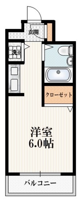 板橋区大山金井町のマンションの間取り