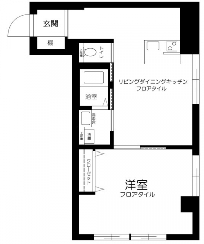 ガーデンヒルズ市ヶ谷の間取り