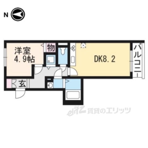 シャーメゾン京都駅南の間取り