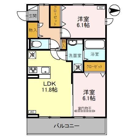 【ブレグレースの間取り】