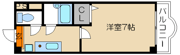 リバーロードタカノの間取り