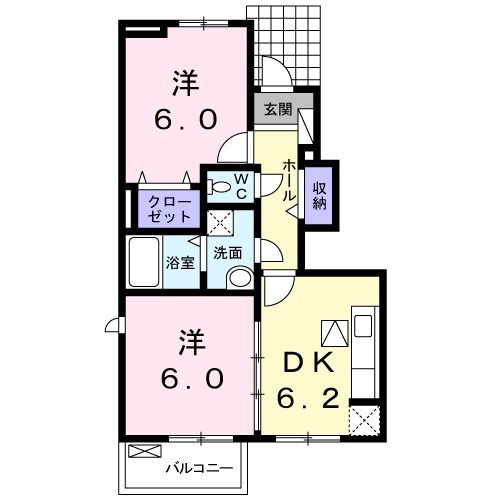 エクセルハウス下関　IIIの間取り