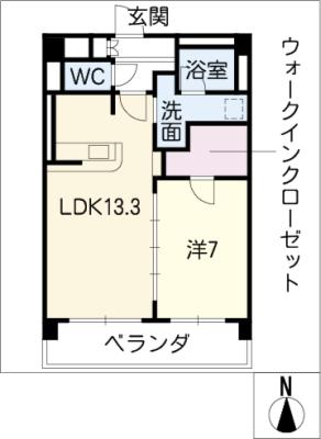 ミコノス亀が洞の間取り