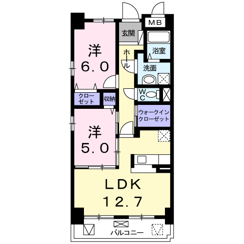 【ビーハイヴの間取り】