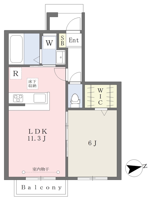 クラルテ泉　Ｃ棟の間取り