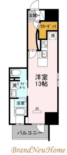 【堺市堺区北花田口町のマンションの間取り】