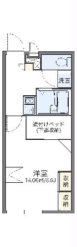 レオパレス小田の間取り