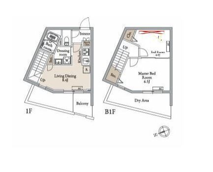 【練馬区中村のマンションの間取り】