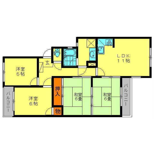 ソレイユメゾン香椎駅東の間取り