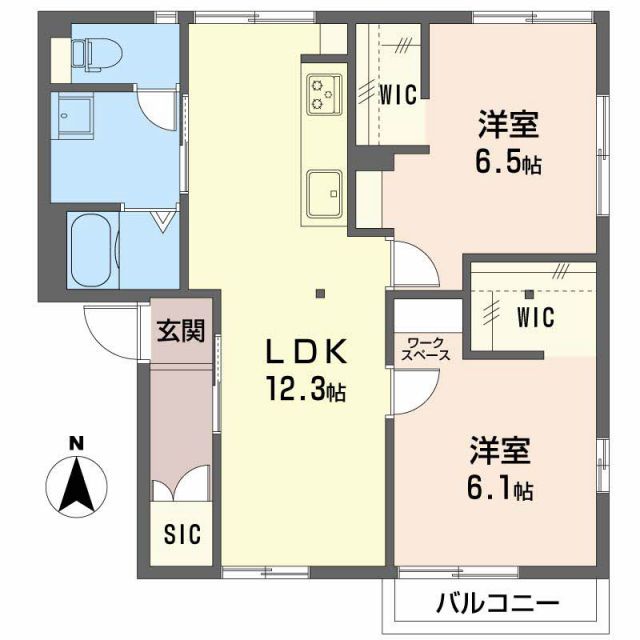 エステートＫ　Ｓの間取り