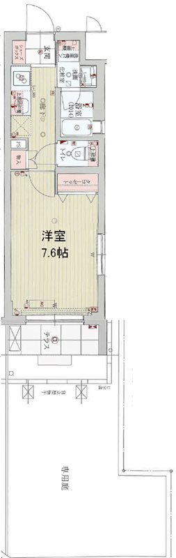 ベラジオ　雅び　北野白梅町駅前の間取り