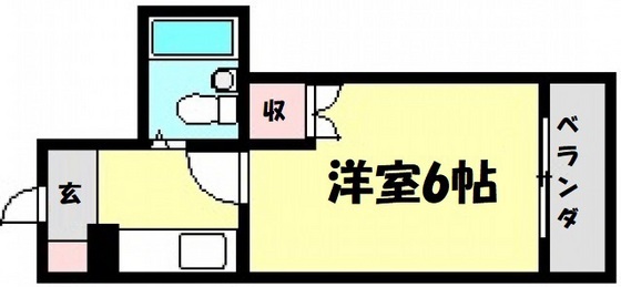 シャンティ東雲の間取り