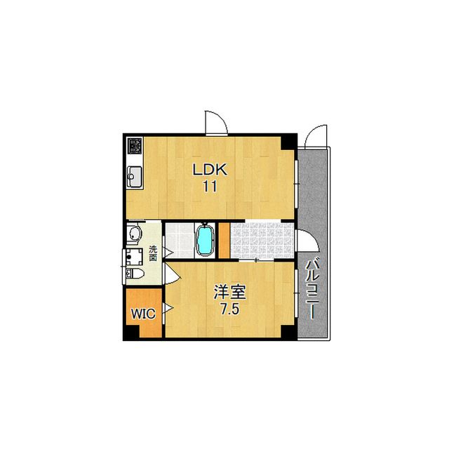 ブランカ堺東の間取り