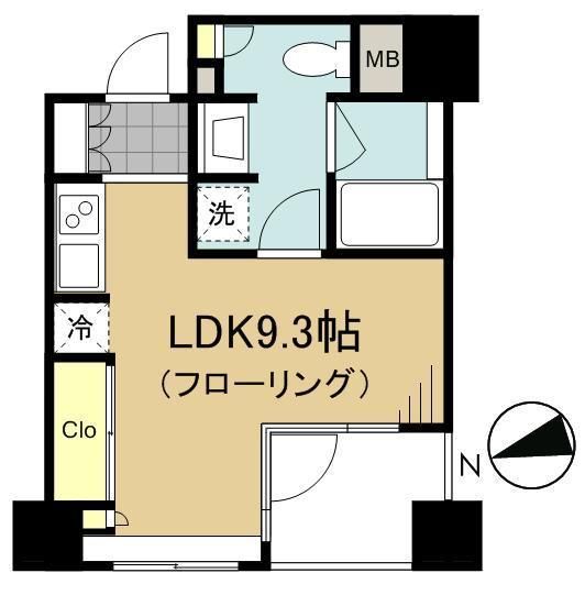 パークアクシス神楽坂ステージの間取り