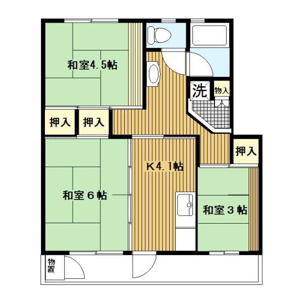 平塚田村の間取り