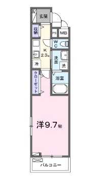 シャノワールＸの間取り