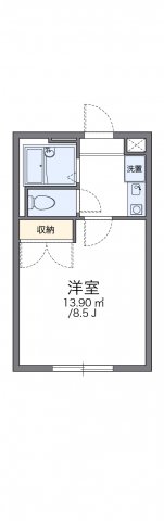 レオパレスヴィラニシオカの間取り