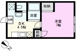 メゾンテベールの間取り