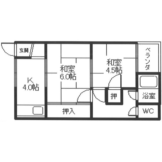 【八代ハイツの間取り】