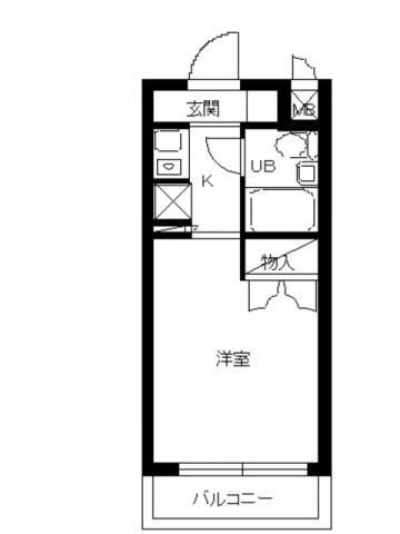 横浜市鶴見区平安町のマンションの間取り