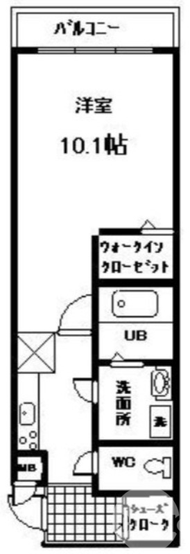 堺市堺区香ヶ丘町のアパートの間取り