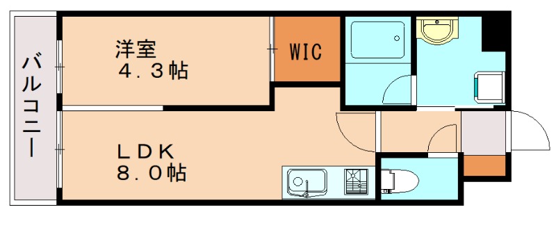 糸島市前原東のマンションの間取り